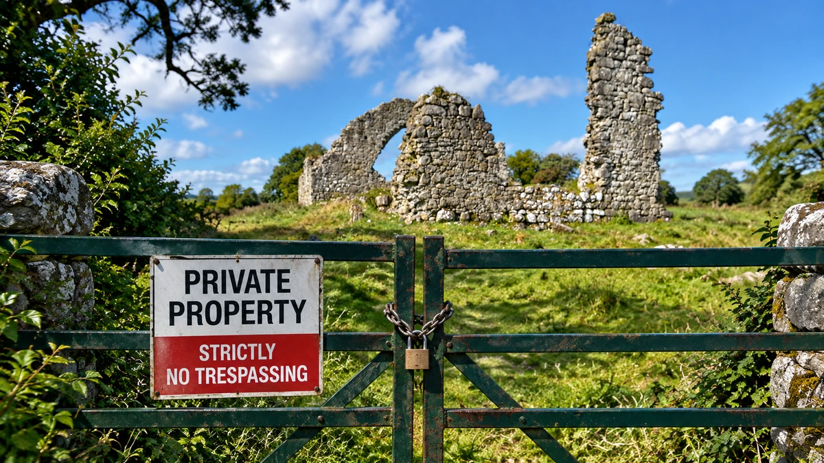 Rindoon Castle: A Locked Gate and a Lucky Find at Lough Ree