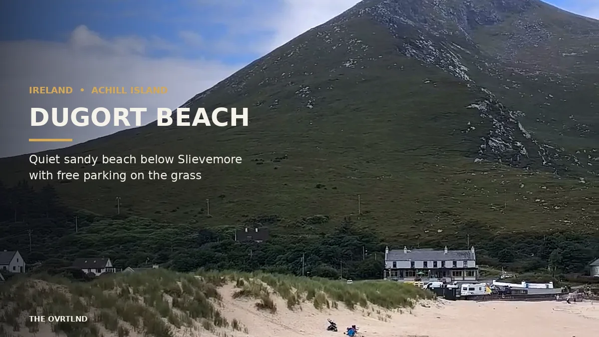 Dugort Beach: A Quiet Sandy Bay Below Slievemore on Achill Island