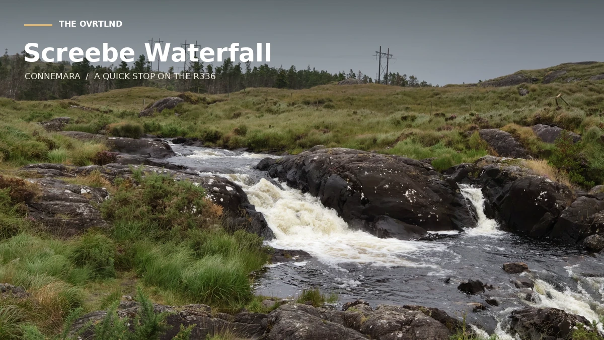 Screebe Waterfall Connemara: A Quick Roadside Stop on the R336